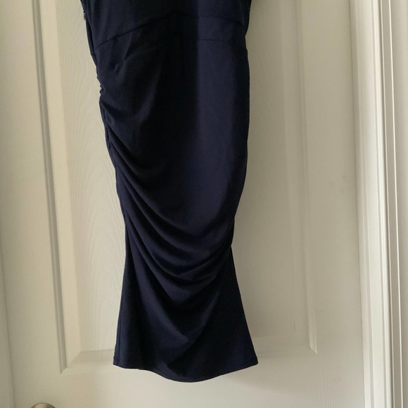 Kimi + Kai Maternity Madeline Ruched Mini Body-Con Dress XS - Picture 6 of 10